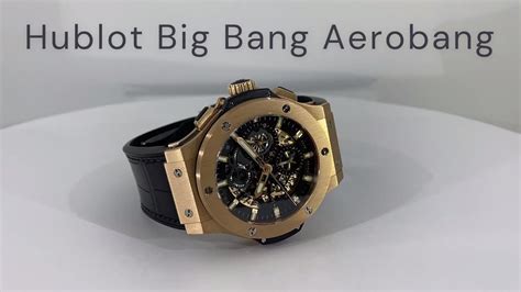 hublot aerobang gold|hublot big bang chronograph.